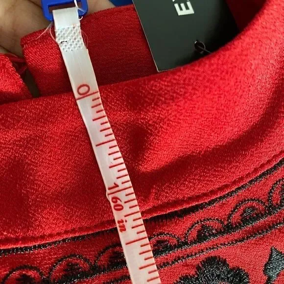 NWT Express Embroidered Dress   - Picture 10 of 11